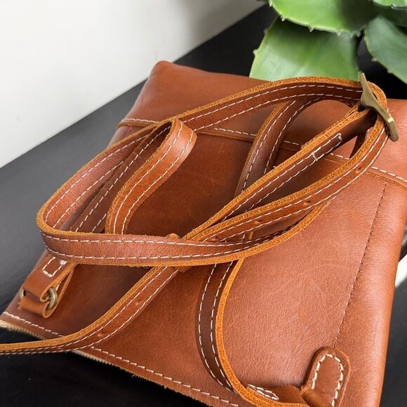 Portland leather like new festival bag, Crossbody shoulder purse excellent - Picture 7 of 9